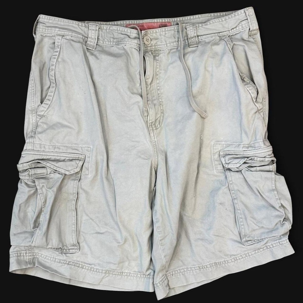 Vintage Mossimo Baggy Cargo Shorts Men's Size 36 Skater Grunge Goth Military Y2K